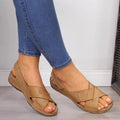 Womens Retro Casual PU Sandals