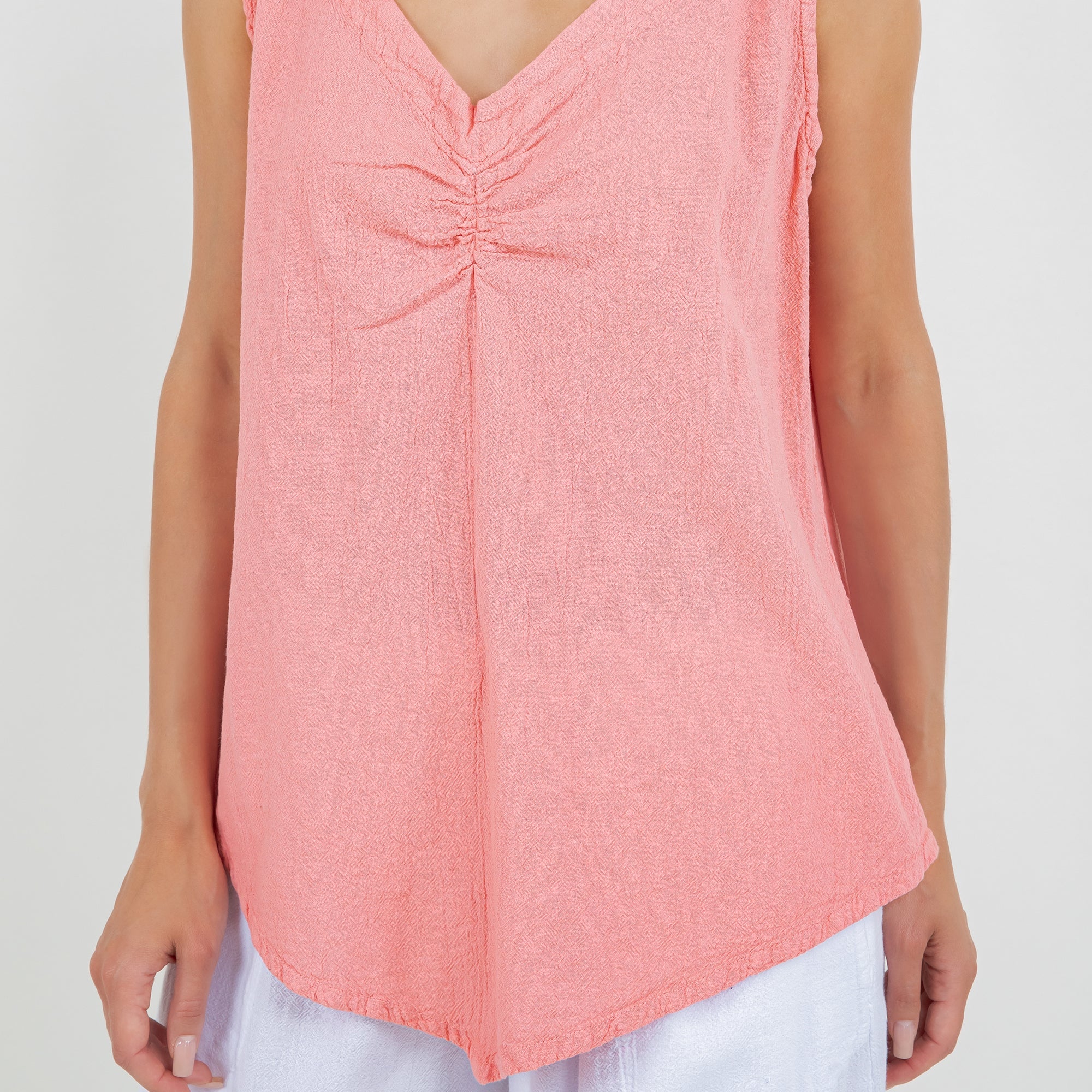 Women's 100% Cotton Gauze Dominica Tank Top
