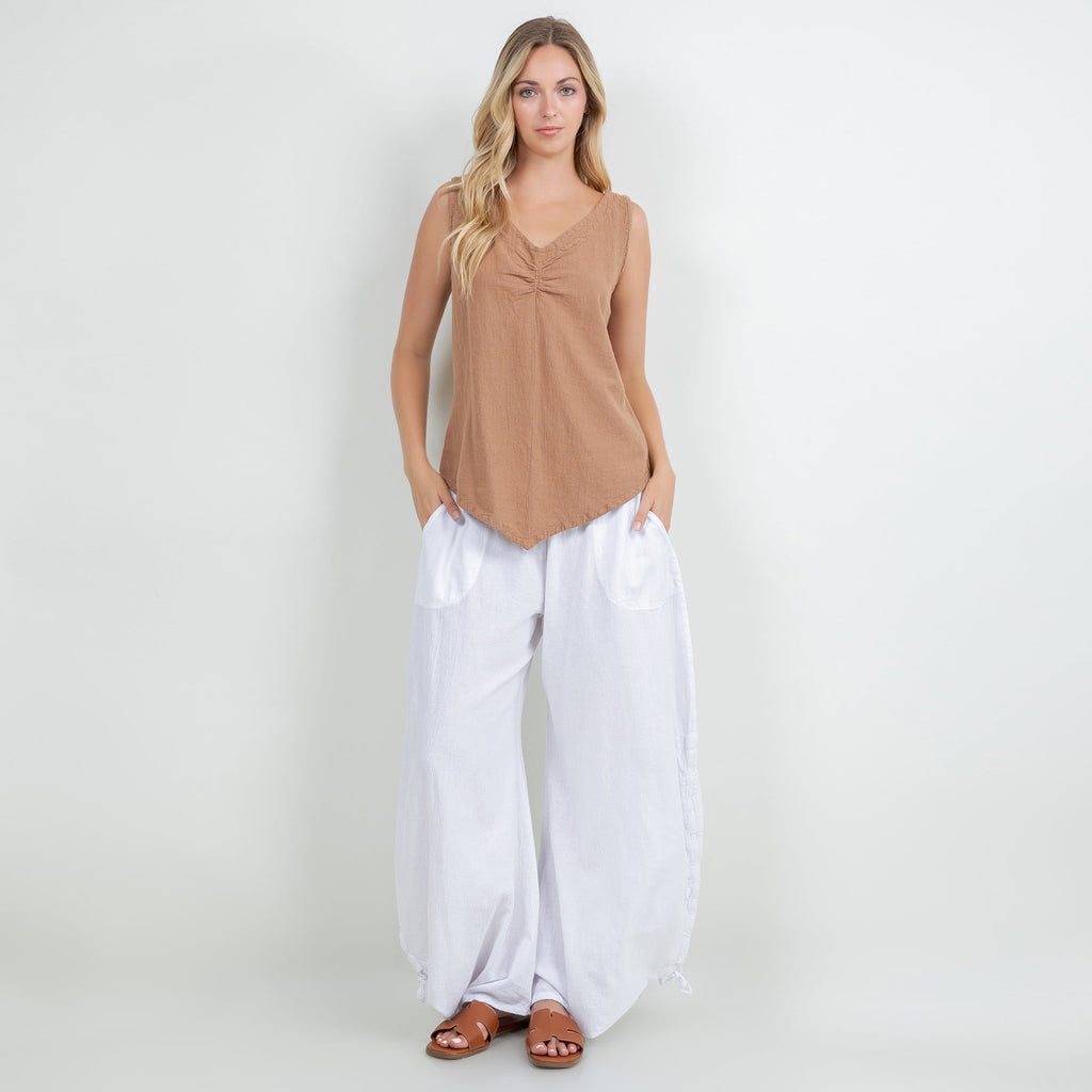 Women's 100% Cotton Gauze Dominica Tank Top