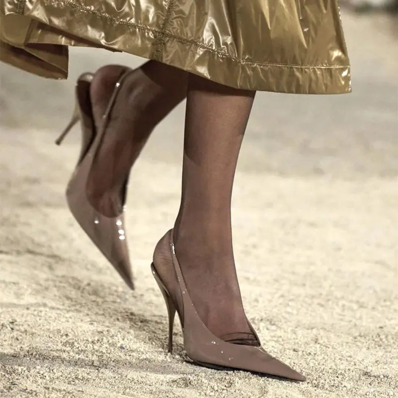 Shoes for Women 2026 High-heel 9.5 cm Women's Sandals Size 34-43 New Fashion Pointed Summer Women Shoes Sandalias De Mujer