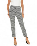 Krazy Larry P507 Pull on Pant - Black Mini Hounds tooth
