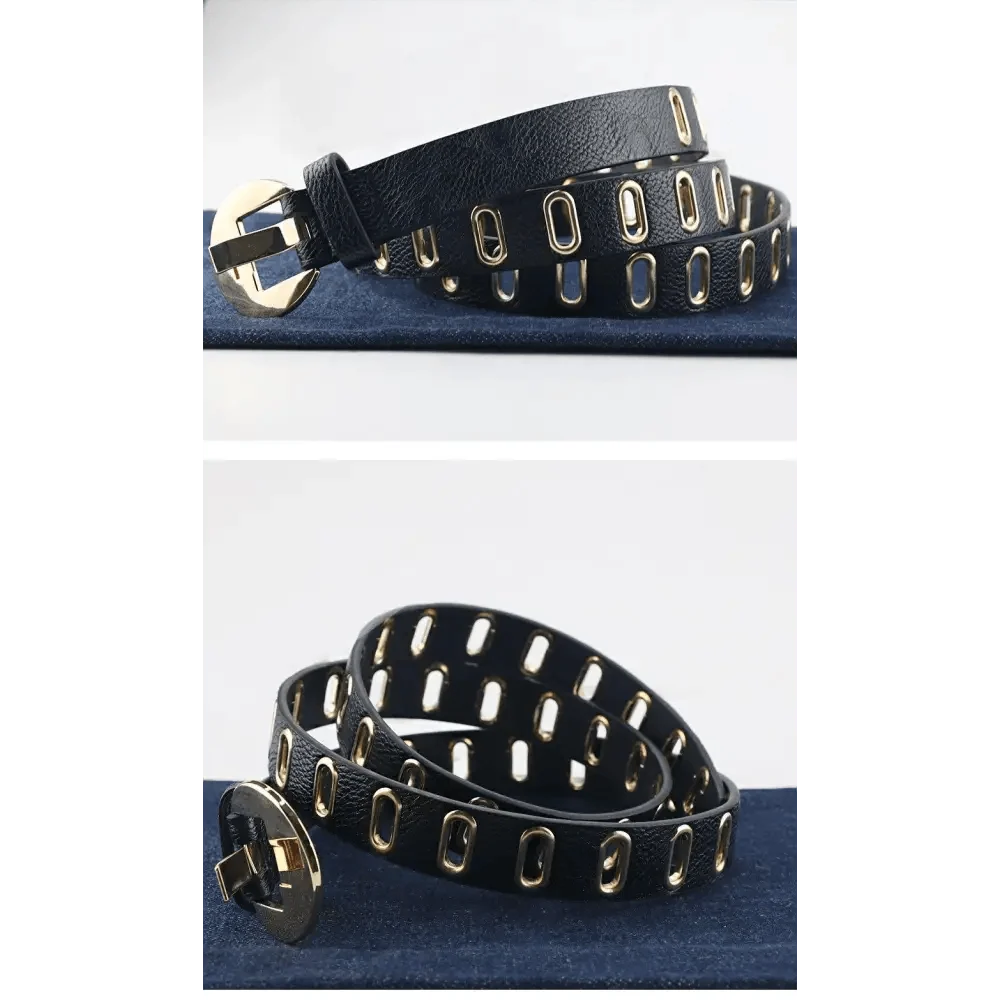 Women Casual Adjustable Leather Waistband Classic Belt Trendy Women's Fashionable Waistband Party Cute Vintage Belts For Female