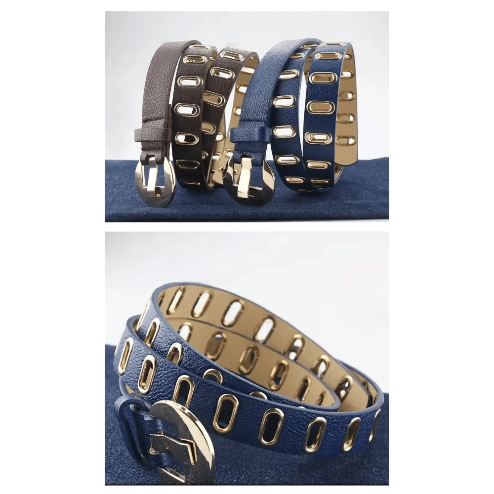 Women Casual Adjustable Leather Waistband Classic Belt Trendy Women's Fashionable Waistband Party Cute Vintage Belts For Female
